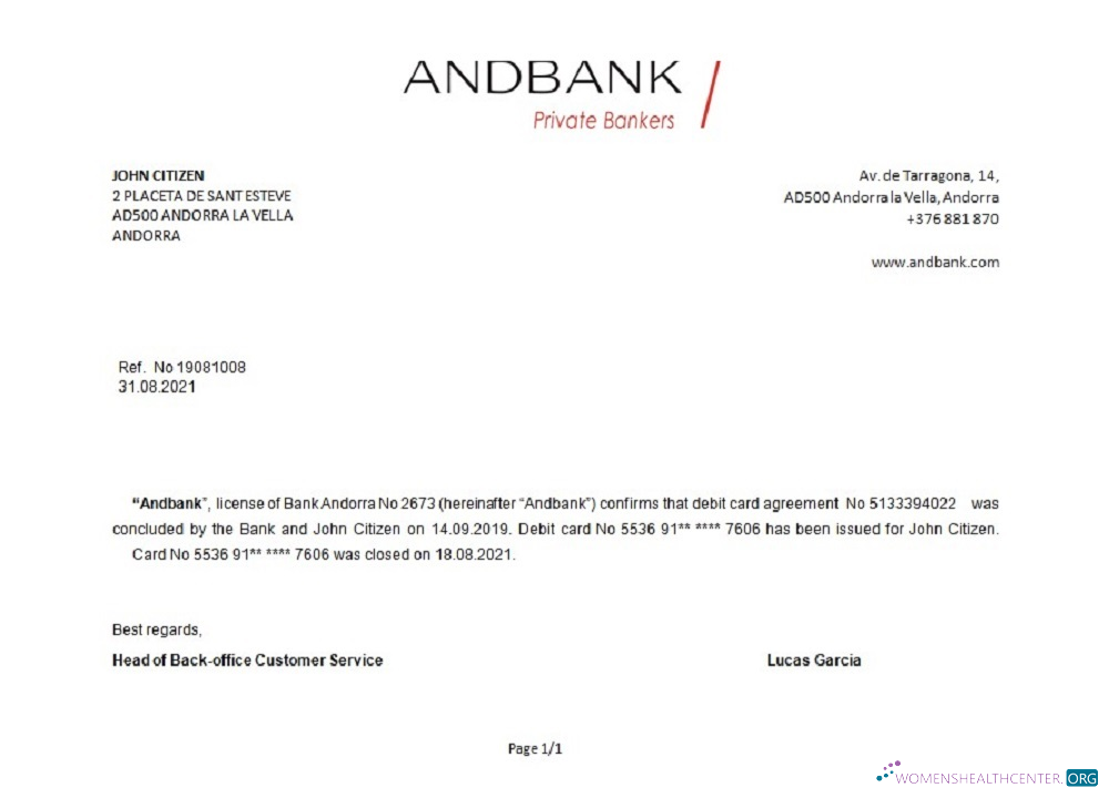 Download Andorra Andbank bank closure reference Photoshop template